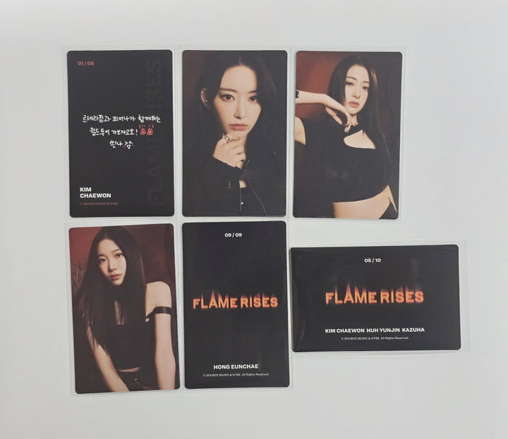 LE SSERAFIM "FLAME RISES" - Mini Photocard [25.12.17]