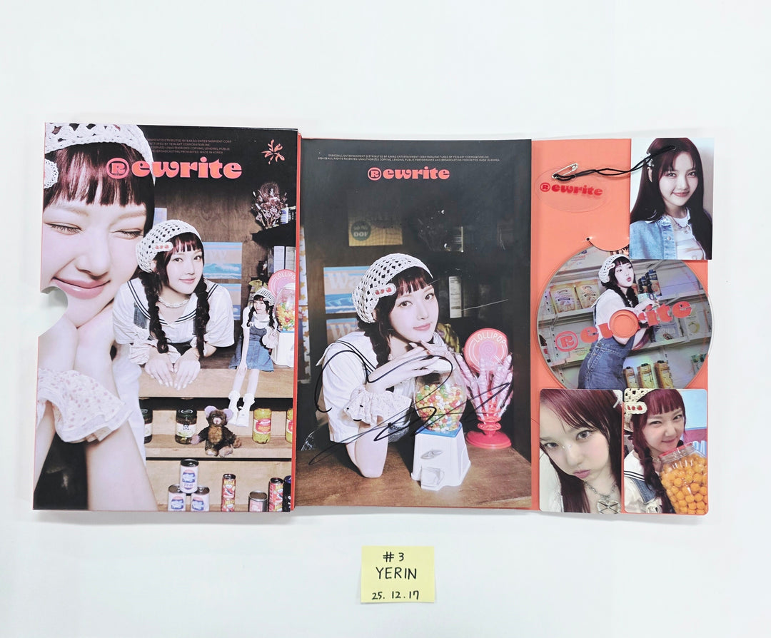 YERIN (of GFRIEND) "Rewrite" - Hand Autographed(Signed) Album [25.12.17]