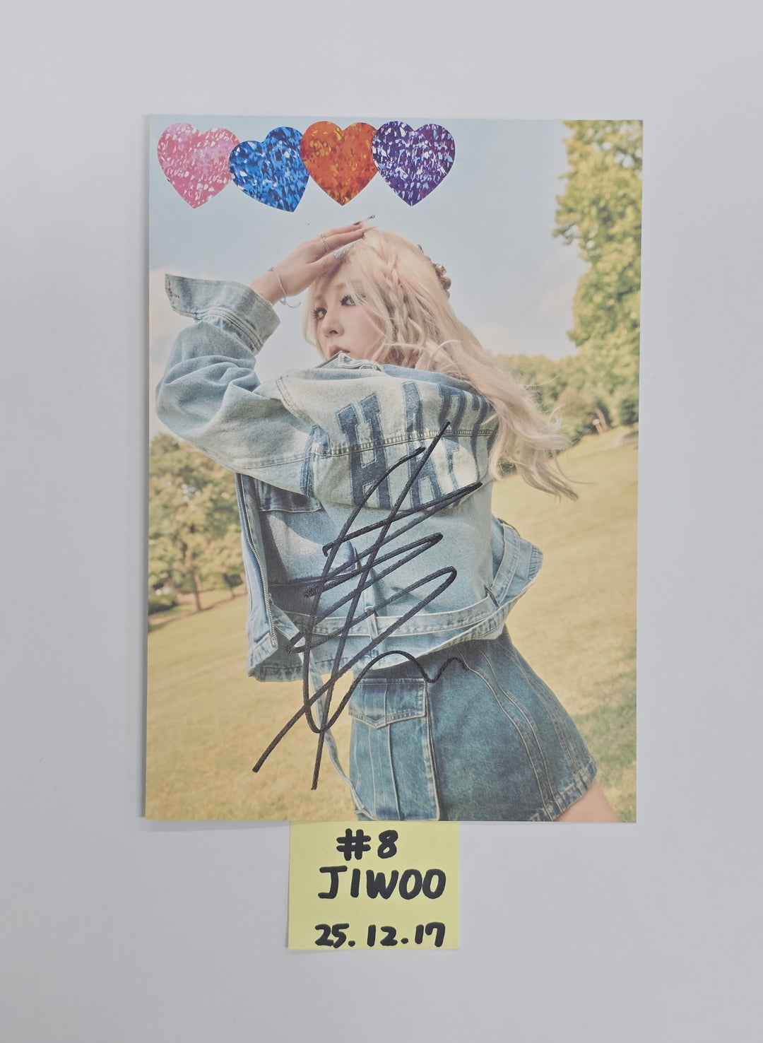 KARD "Where To Now?" - A Cut Page From Fansign Event Album [25.12.17]