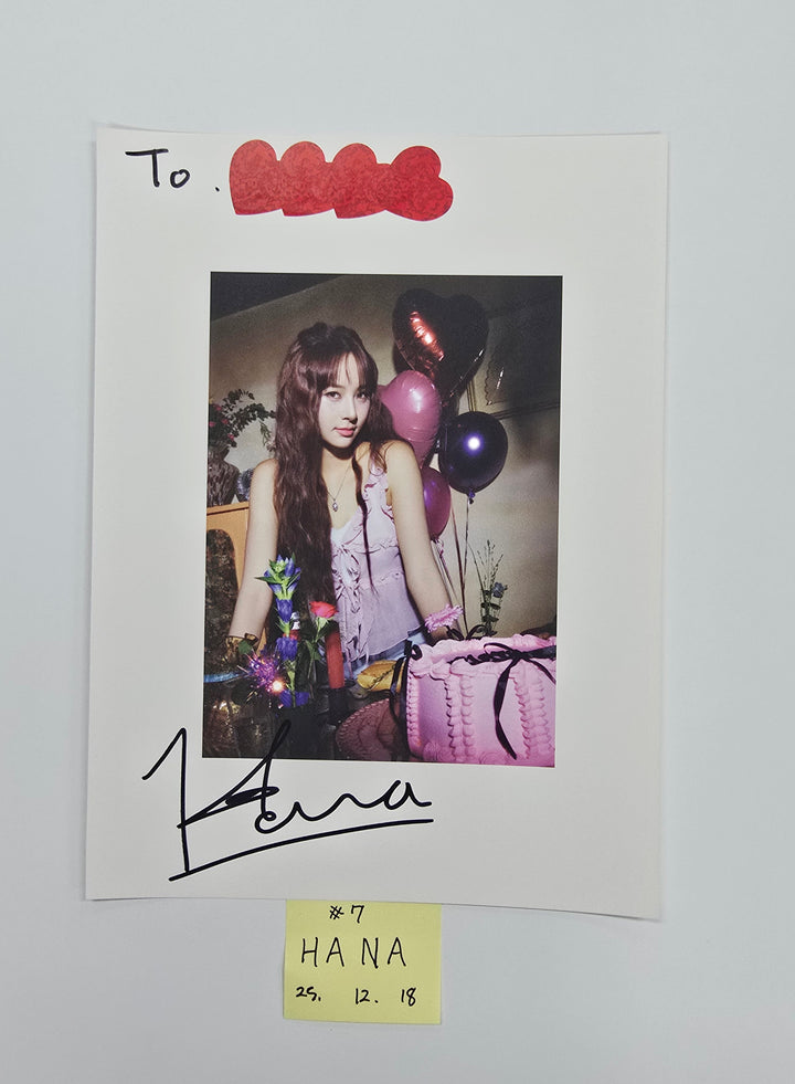 FIFTY FIFTY "Love Tune" - A Cut Page From Fansign Event Album [25.12.18]