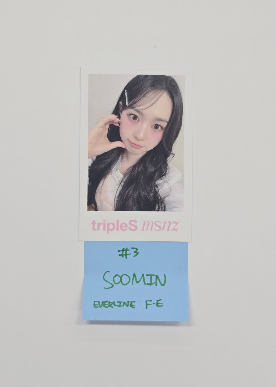 Triples_msnz "Beyond Beauty" - Everline Fansign Event Polaroid type Photocard (Objekt Music Album ver.) [25.12.18]