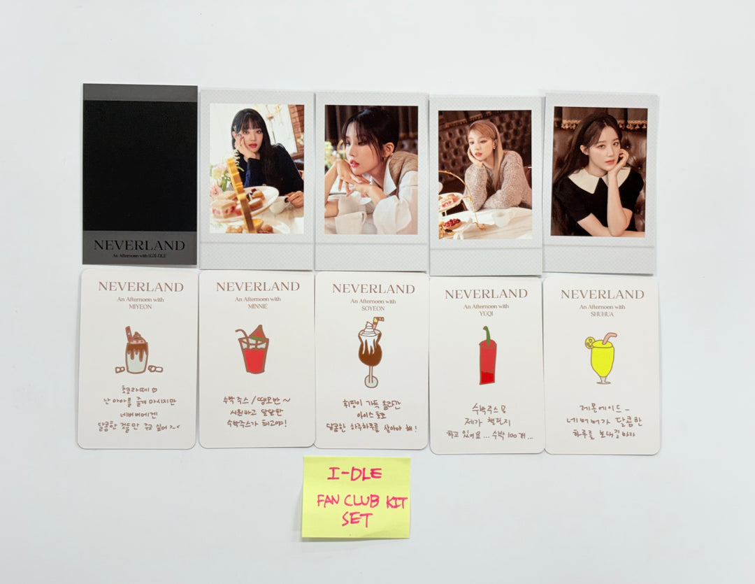 I-DLE - FANCLUB Kit Photocard &amp; Polaroid type Photocard Set [25.12.18]