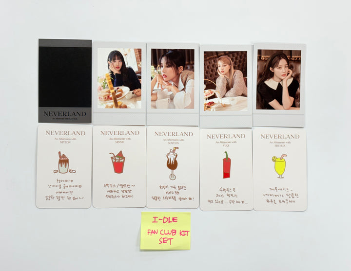 I-DLE - FANCLUB Kit Photocard &amp; Polaroid type Photocard Set [25.12.18]