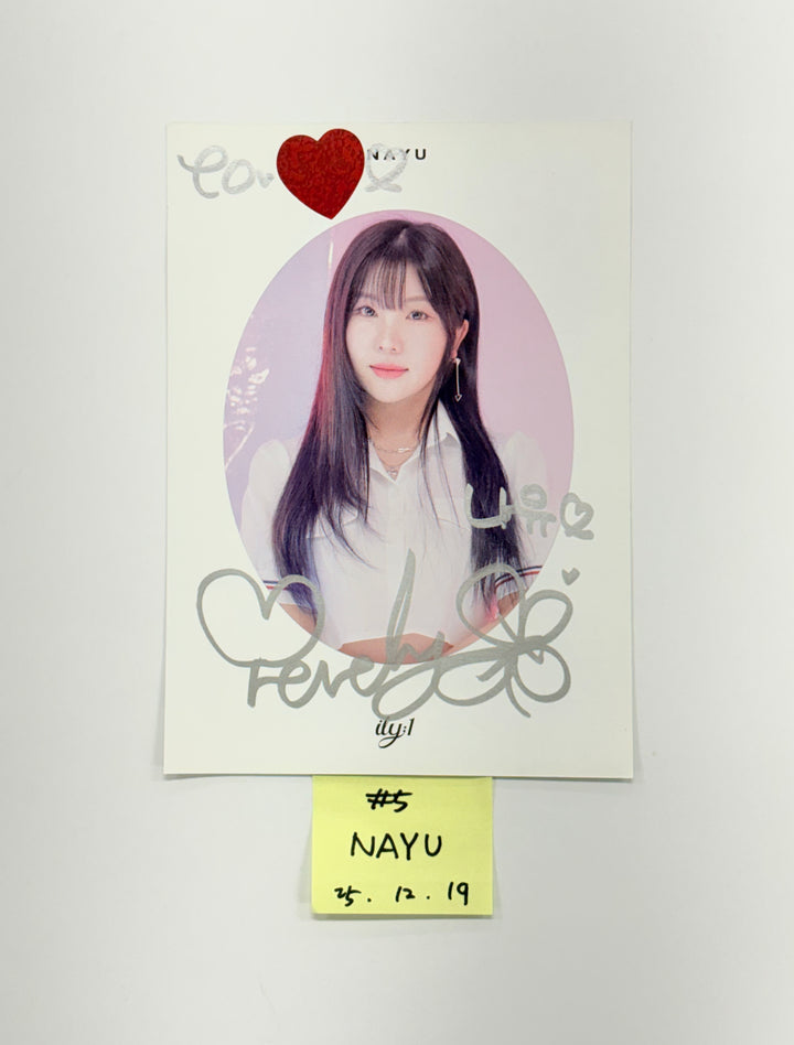 ILY:1 "New Chapter" - A Cut Page From Fansign Event Album [25.12.19]