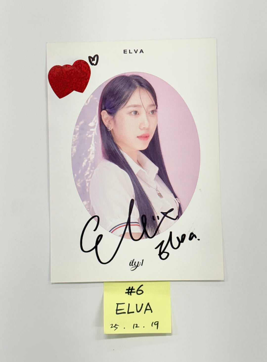 ILY:1 "New Chapter" - A Cut Page From Fansign Event Album [25.12.19]