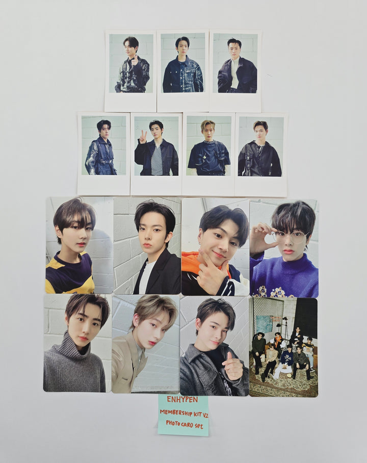 ENHYPEN "ENGENE"- Official MemberShip Kit V2 Photocard &amp; Polaroid type Photocard Set [25.12.19]