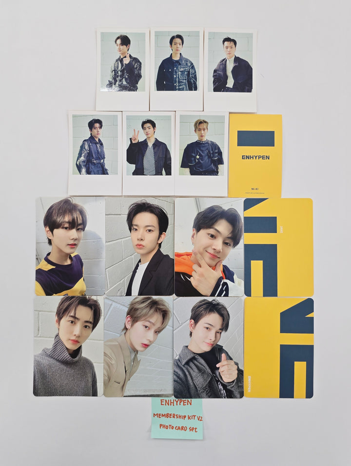 ENHYPEN "ENGENE"- Official MemberShip Kit V2 Photocard &amp; Polaroid type Photocard Set [25.12.19]