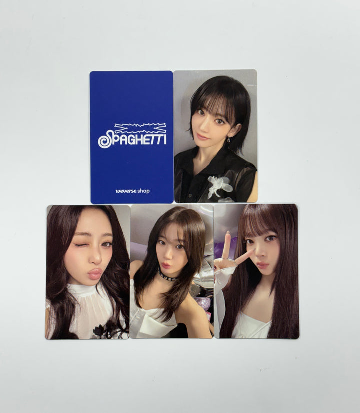 Le Sserafim "SPAGHETTI" - Weverse Shop "AAA 2025 LIVE" Special Gift Event Photocard [25.12.22]