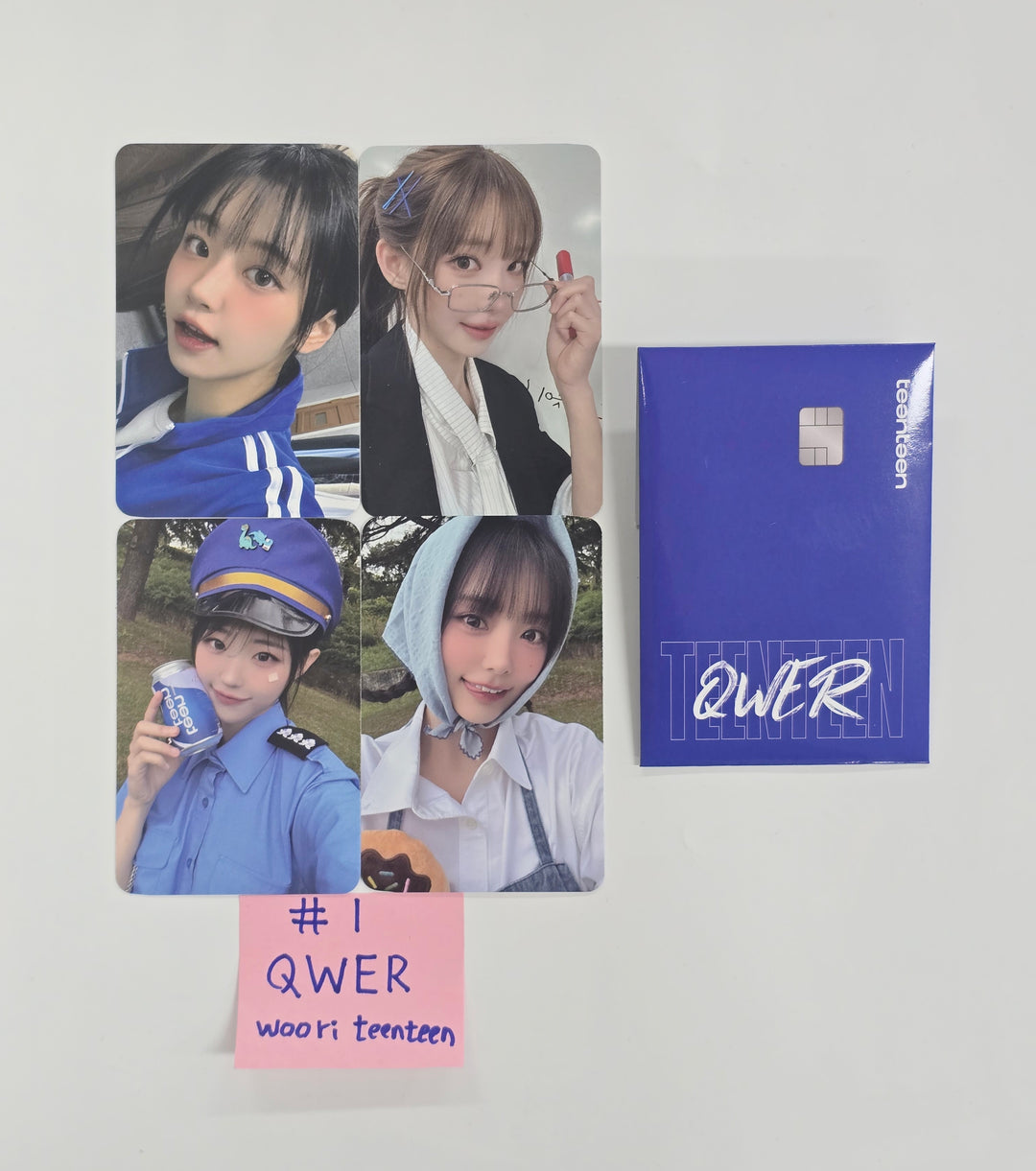 QWER - Woori TeenTeen Event Photocards Set (4EA) [25.12.22]