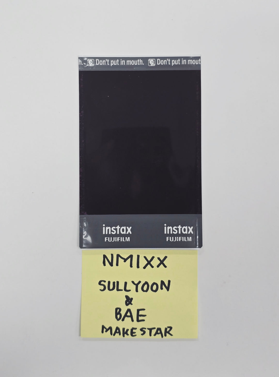 SULLYOON &amp; BAE (of NMIXX) "Blue Valentine" - Hand Autograhped(Signed) Polaroid [25.12.22]