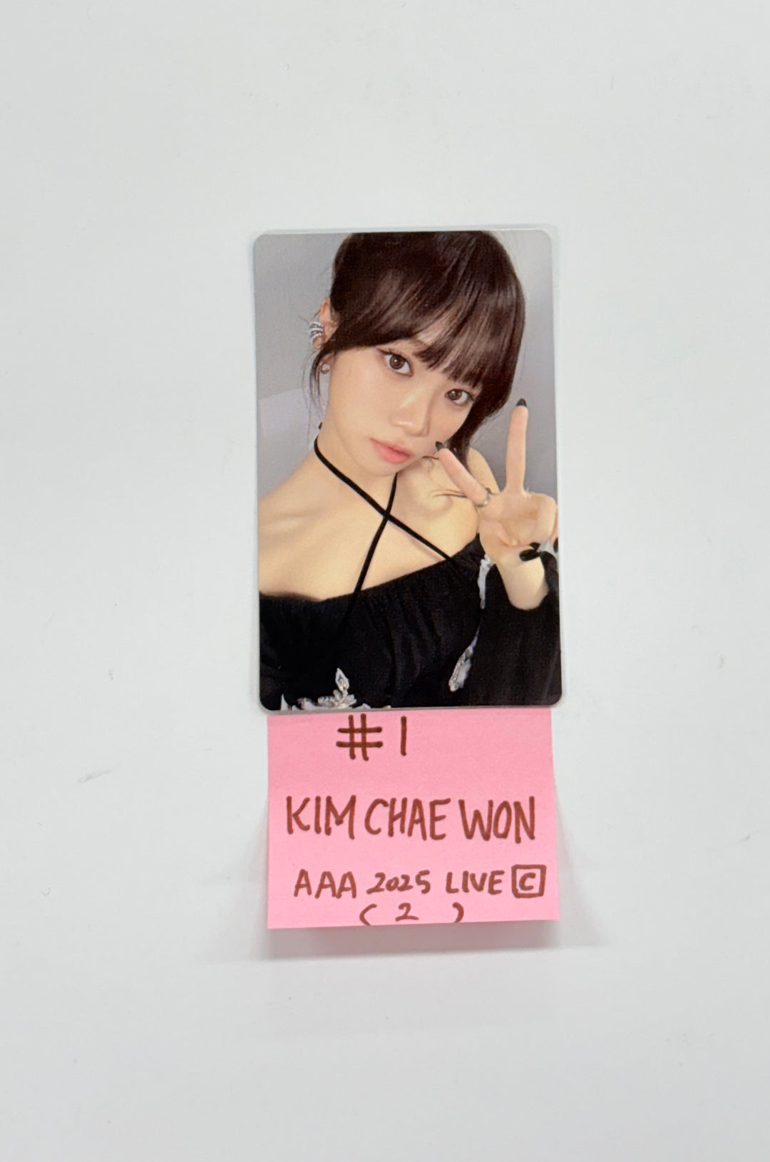Le Sserafim "SPAGHETTI" - Weverse Shop "AAA 2025 LIVE" Special Gift Event Photocard (Compact Ver.) [25.12.22]