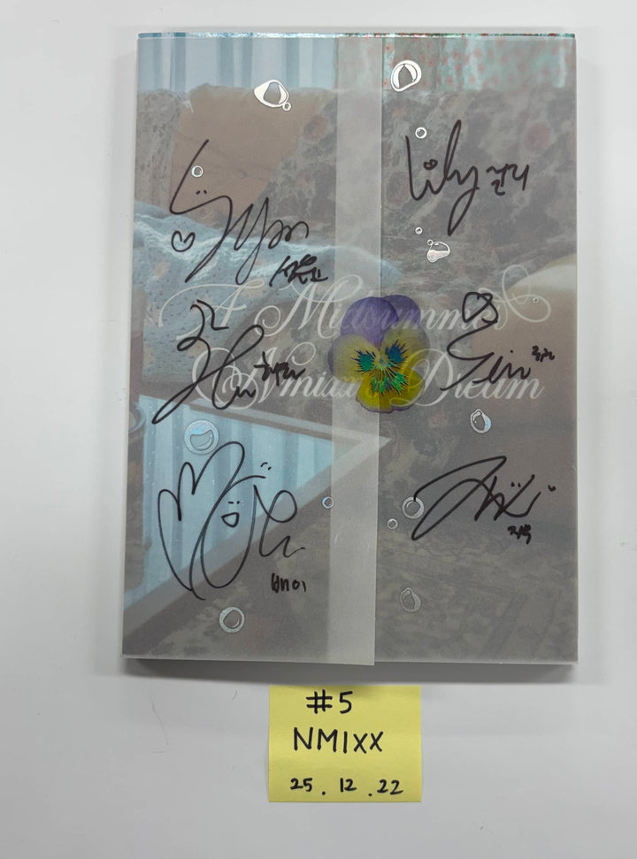 NMIXX "A Midsummer NMIXX’s Dream" - Hand Autographed(Signed) Promo Album [25.12.22] - Please Read !