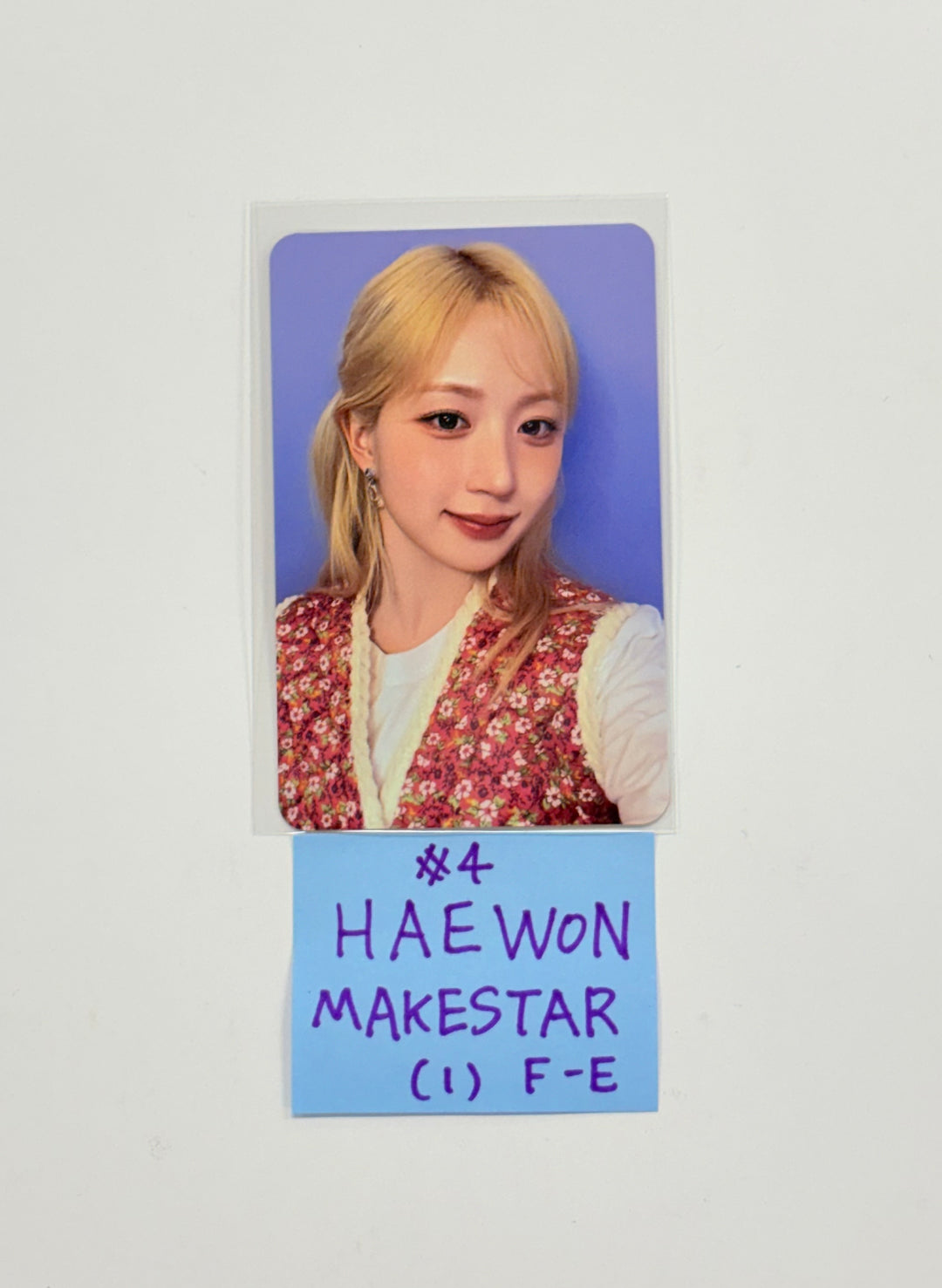 NMIXX "Blue Valentine" - Makestar Fansign Event Photocard R11 [25.12.23]