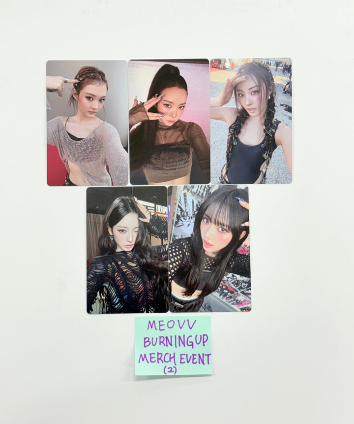MEOVV "Burning UP" - THE BLACK LABEL Merch Event Photocard Set [25.12.24]