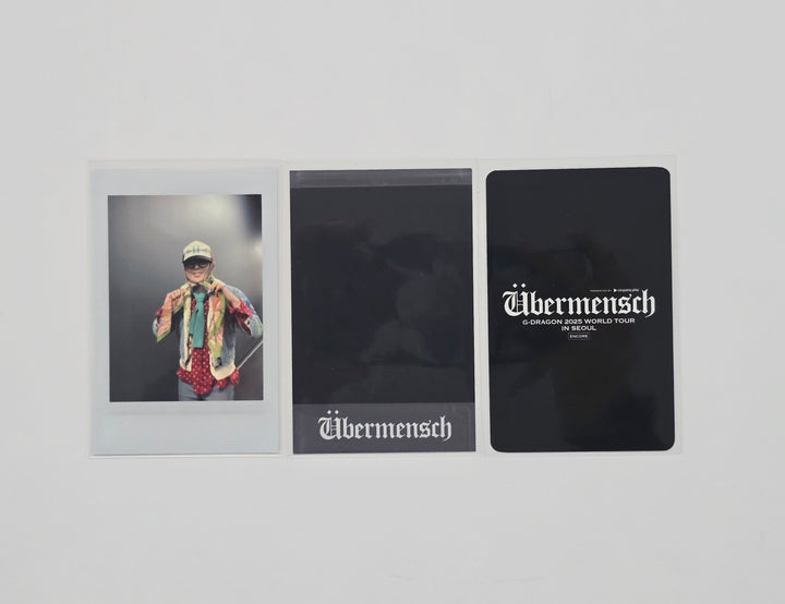 G-Dragon "Übermensch" - MD Event Photocard &amp; Lucky Draw Event Photocard [25.12.31]