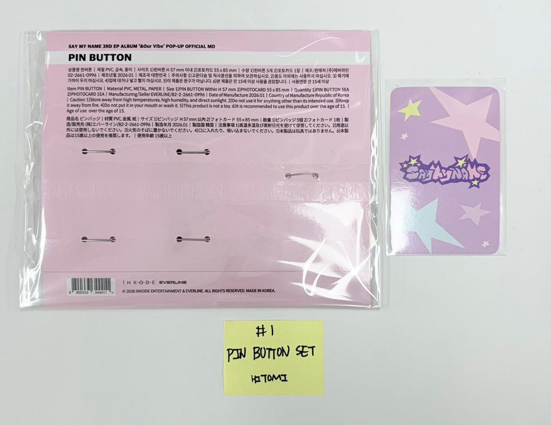 SAY MY NAME "&amp;Our Vibe" - Official MD [26.1.2]
