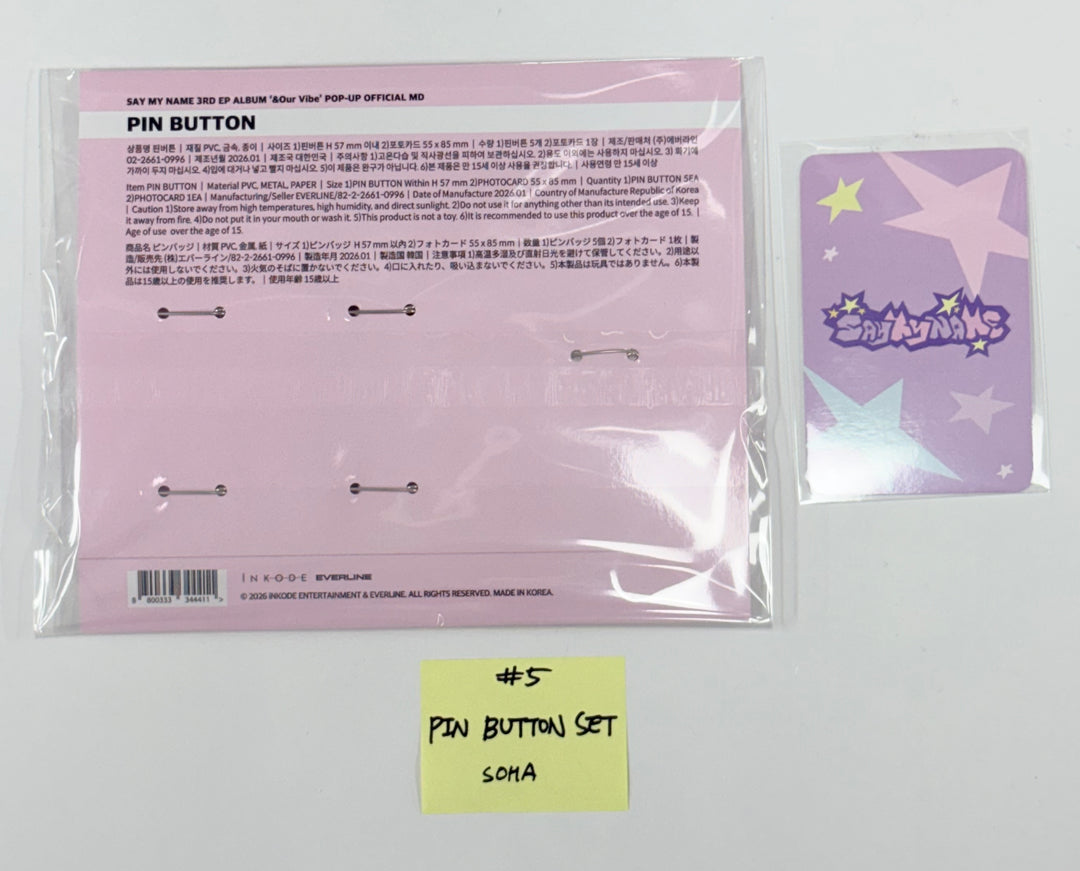 SAY MY NAME "&amp;Our Vibe" - Official MD [26.1.2]