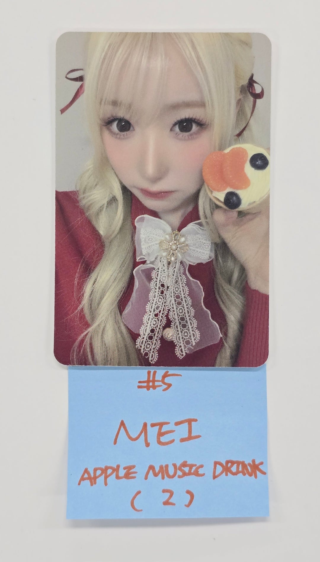 SAY MY NAME "&amp;Our Vibe" - Apple Music Drink Event Photocard [26.1.2]