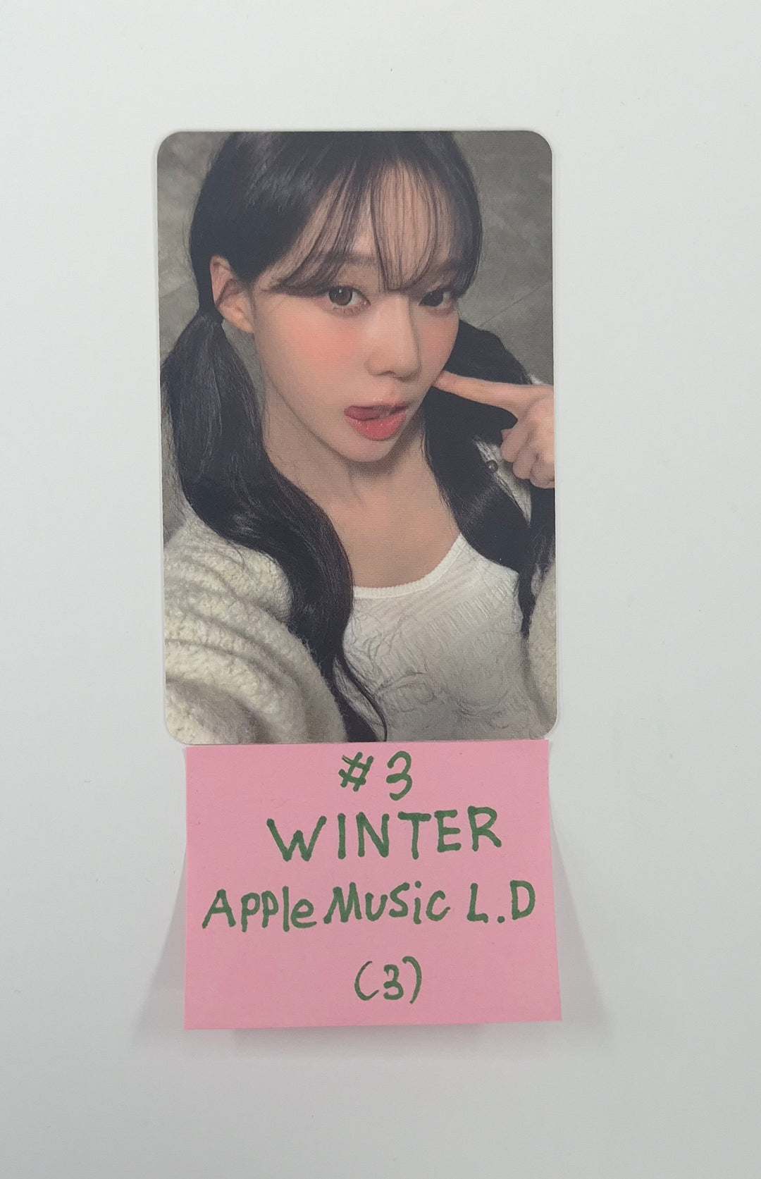 Aespa "Rich Man" - Apple Music Lucky Draw Event Photocard (ENERGY Ver.) R2 [26.01.06]