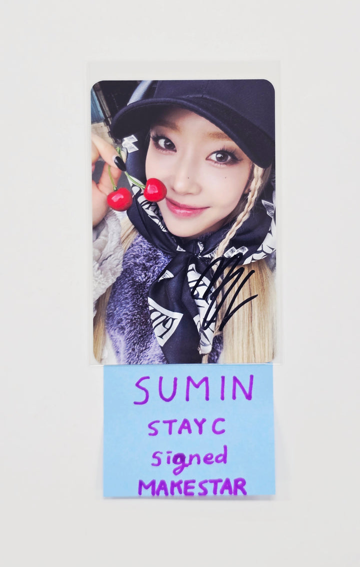 SUMIN (of STAYC) "S" - Makestar Fansign Event Winner Photocard [26.01.07]