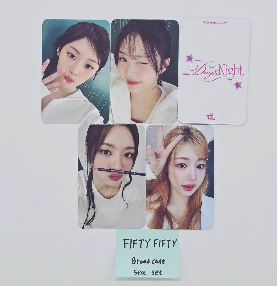FIFTY FIFTY "Day &amp; Night" - Broadcast Photocard set (5EA) [26.01.08] - Must Read !