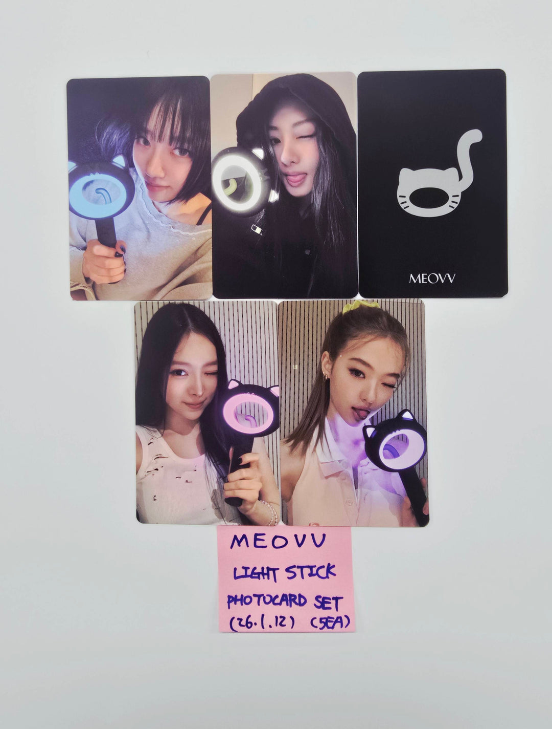 MEOVV - Light Stick Photocards Set (5EA) [26.1.12]