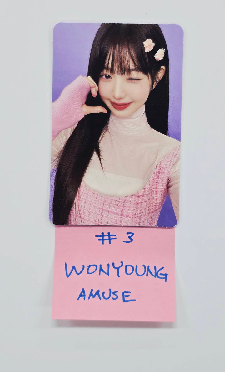 Jang Wonyoung (Of IVE) - AMUSE Event Photocard [26.1.12]