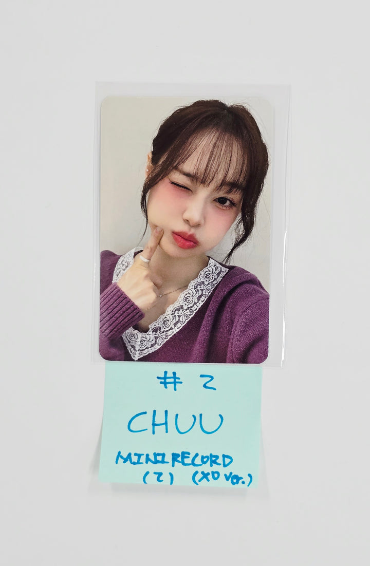 CHUU The First Album "XO, My Cyberlove" - Mini Record Pre-Order Benefit Photocard (XO Ver.) [26.01.13]