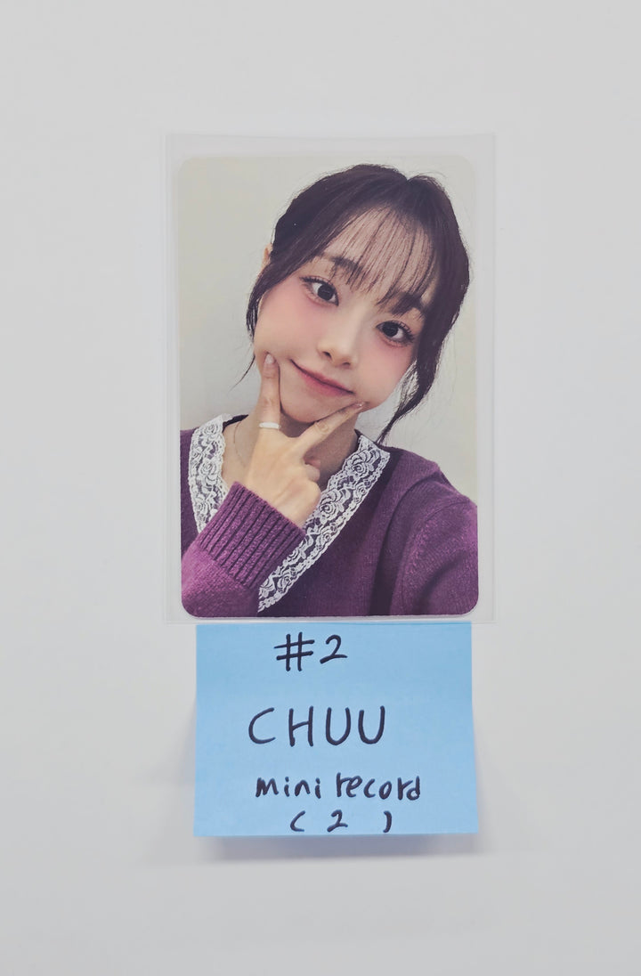 CHUU The First Album "XO, My Cyberlove" - Mini Record Pre-Order Benefit Photocard (Platform Ver.) [26.01.14]
