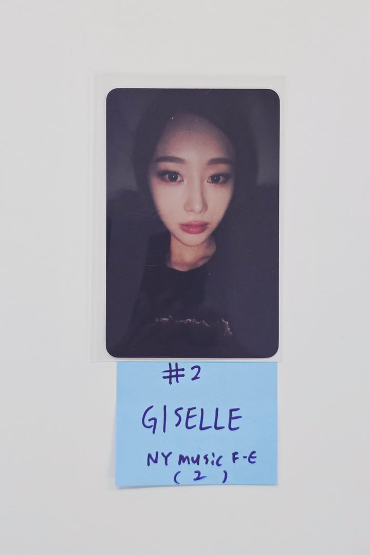 Aespa "Rich Man" - NY Music Fansign Event Photocard (BURST Ver.) [26.01.14]