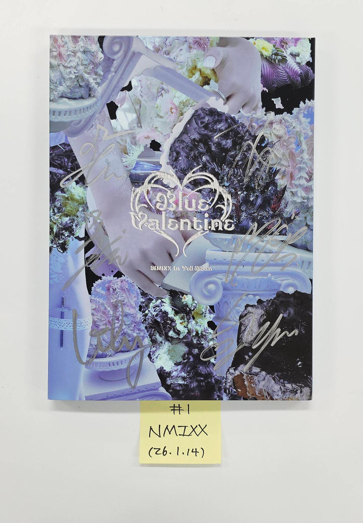 NMIXX "Blue Valentine" &amp; MEOVV 1st EP "MY EYES OPEN VVIDE’" - Hand Autograhped(Signed) Album [26.1.14]