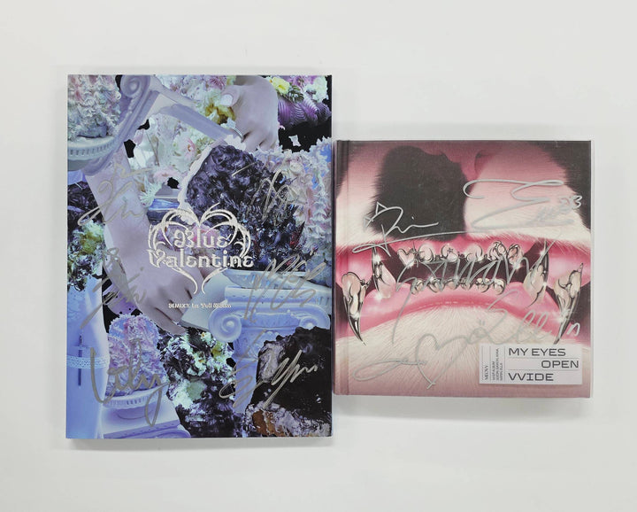 NMIXX "Blue Valentine" &amp; MEOVV 1st EP "MY EYES OPEN VVIDE’" - Hand Autograhped(Signed) Album [26.1.14]