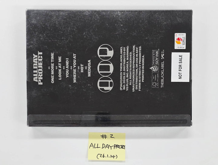 ALL DAY PROJECT "ALL DAY PROJECT", NEXZ "Beat-Boxer" - Hand Autographed(Signed) Promo Album [26.1.14]