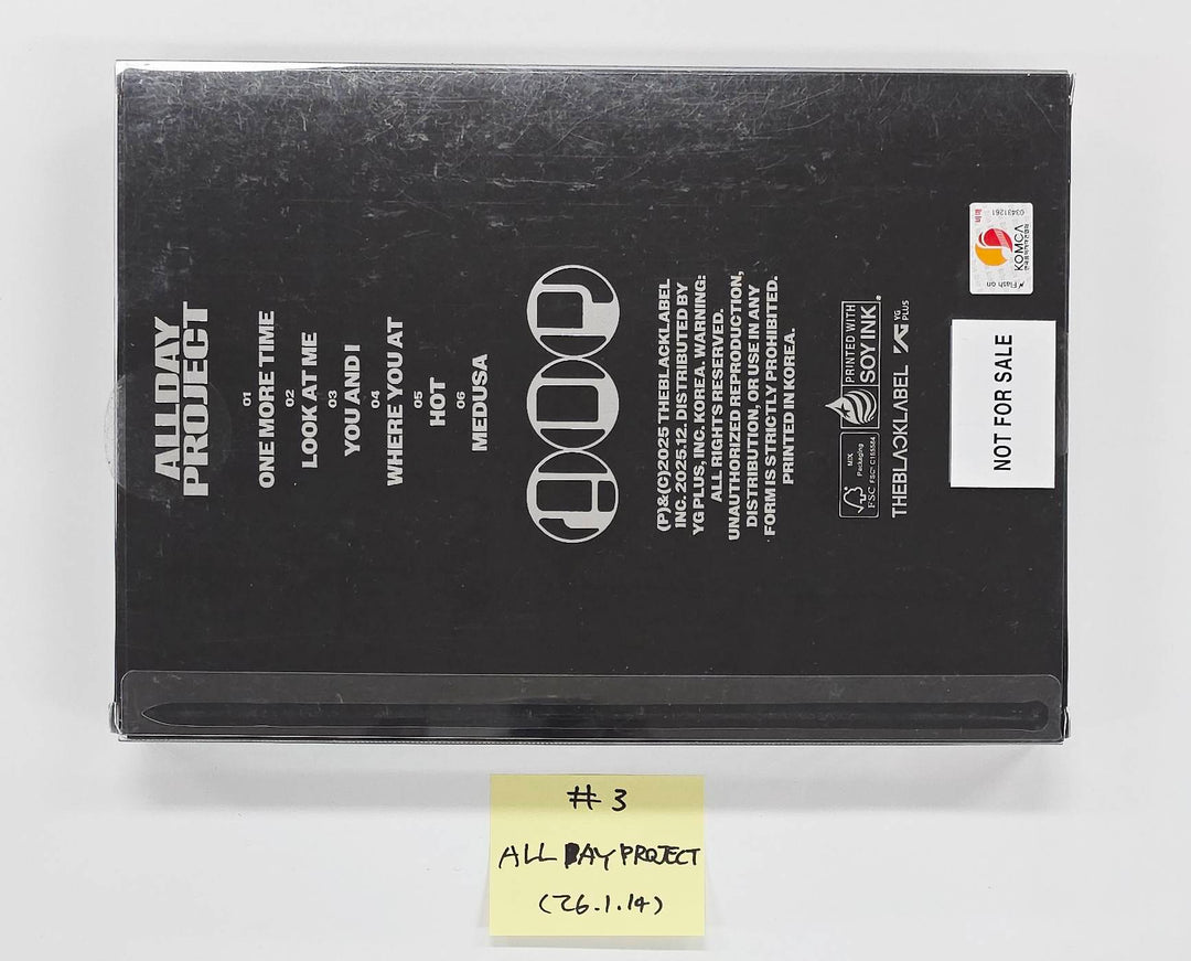 ALL DAY PROJECT "ALL DAY PROJECT", NEXZ "Beat-Boxer" - Hand Autographed(Signed) Promo Album [26.1.14]