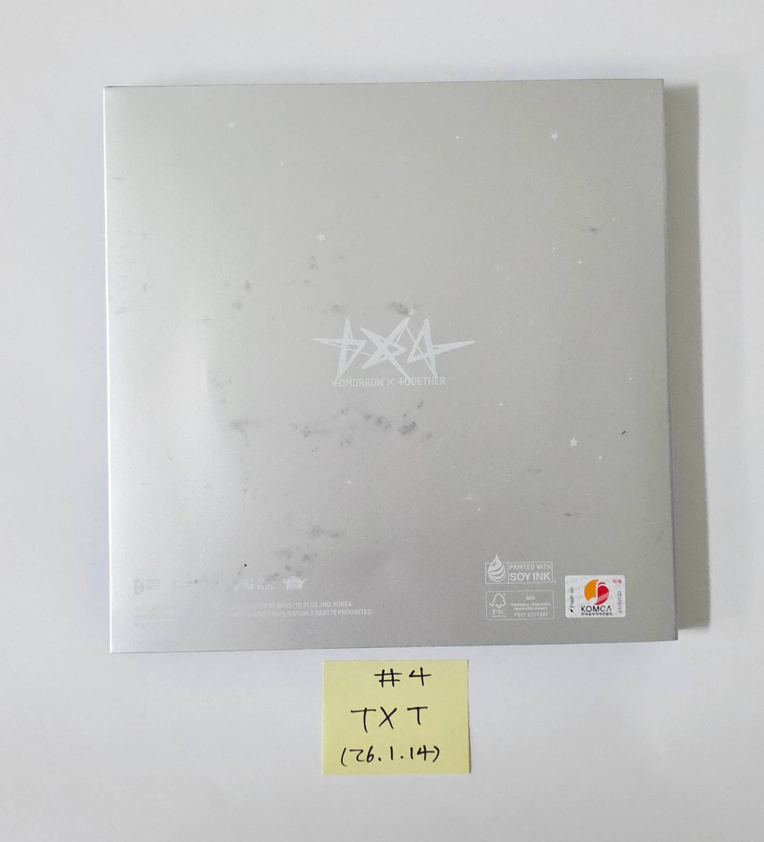 TXT "TOGETHER &amp; SANCTUARY" - Hand Autographed(Signed) Promo Album [26.1.14]