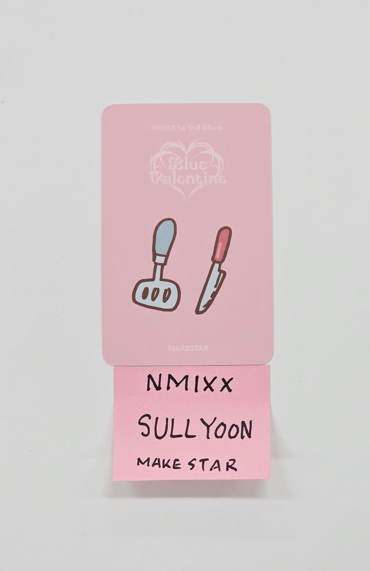 SULLYOON (of NMIXX) "Blue Valentine" - Hand Autograhped(Signed) Photocard [26.01.15]