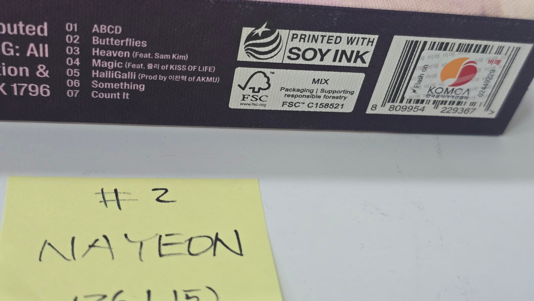 Nayeon (Of TWICE) "NA" - Hand Autographed(Signed) Promo Album [26.1.15]