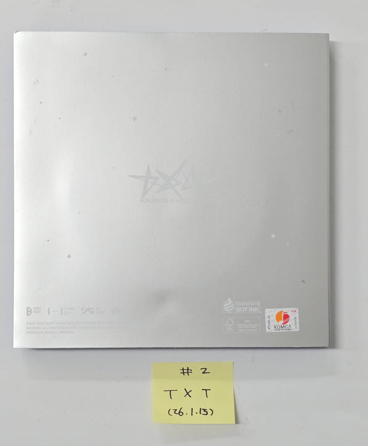 TXT "TOGETHER &amp; SANCTUARY &amp; FREEFALL" - Hand Autographed(Signed) Promo Album [26.1.15]