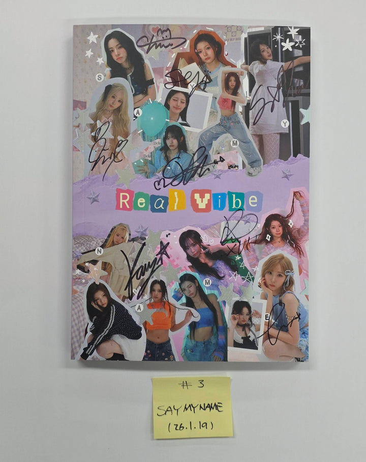 SAY MY NAME "&amp;Our Vibe", ILLIT "NOT CUTE ANYMORE" MIYEON "MY, Lover" - Hand Autographed(Signed) Promo Album [26.1.19]