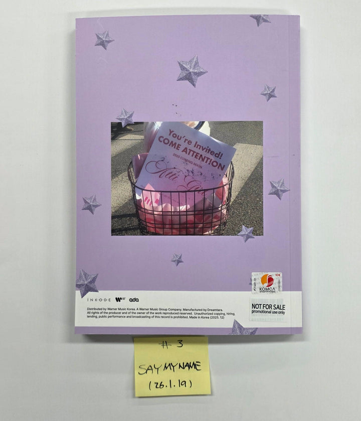 SAY MY NAME "&amp;Our Vibe", ILLIT "NOT CUTE ANYMORE" MIYEON "MY, Lover" - Hand Autographed(Signed) Promo Album [26.1.19]