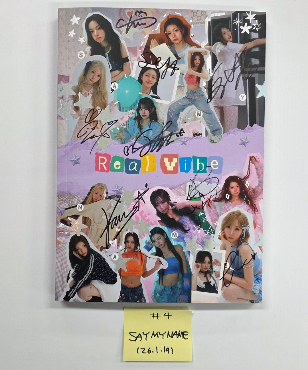 SAY MY NAME "&amp;Our Vibe", ILLIT "NOT CUTE ANYMORE" MIYEON "MY, Lover" - Hand Autographed(Signed) Promo Album [26.1.19]