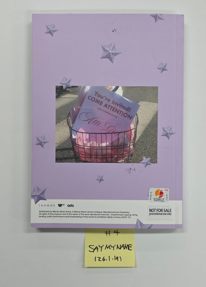SAY MY NAME "&amp;Our Vibe", ILLIT "NOT CUTE ANYMORE" MIYEON "MY, Lover" - Hand Autographed(Signed) Promo Album [26.1.19]