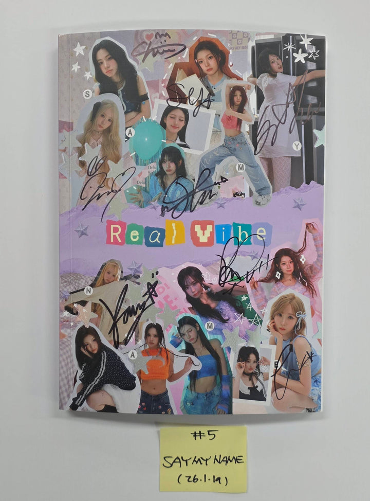 SAY MY NAME "&amp;Our Vibe", ILLIT "NOT CUTE ANYMORE" MIYEON "MY, Lover" - Hand Autographed(Signed) Promo Album [26.1.19]