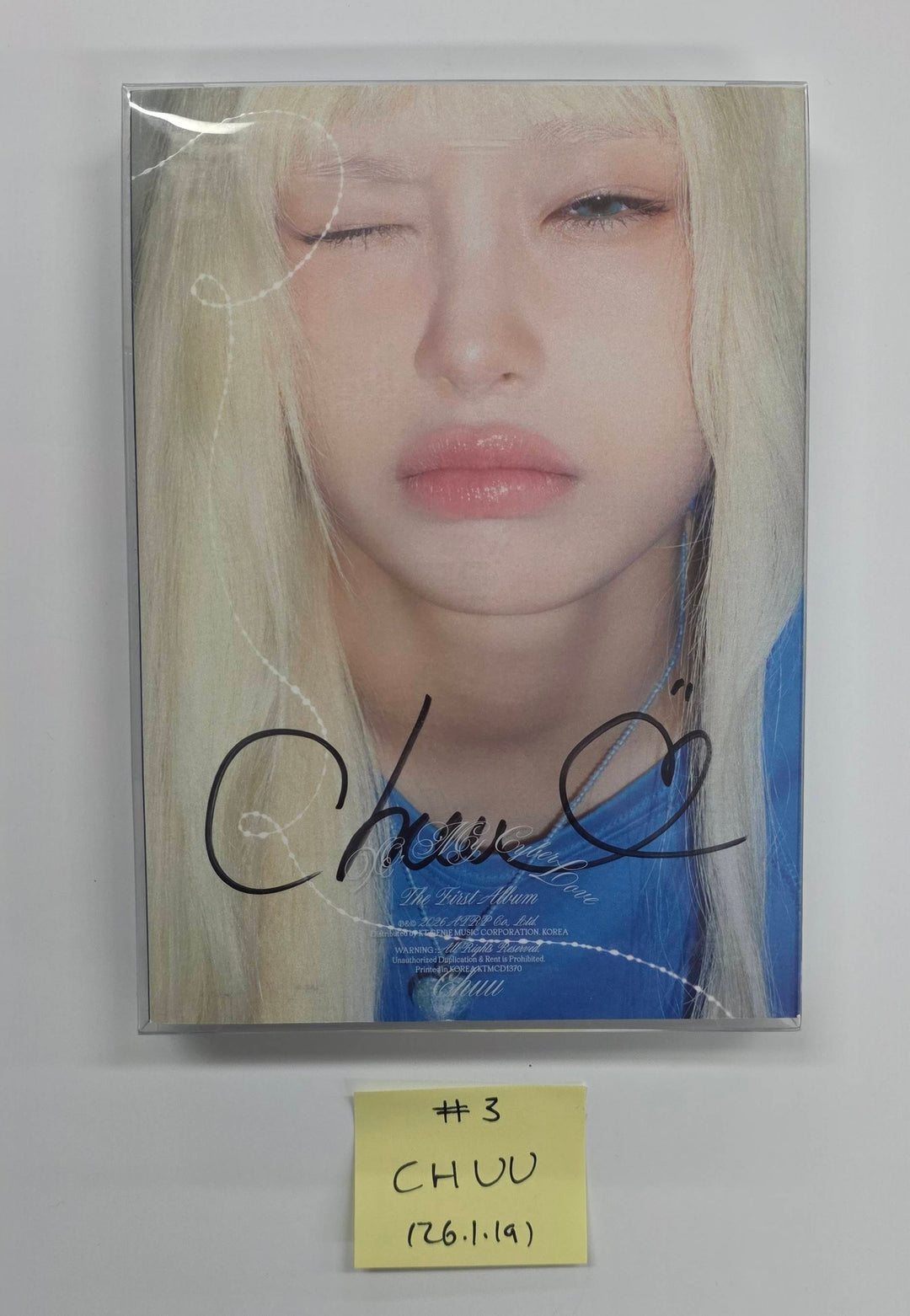 Apink "RE : LOVE", CHUU "XO, My Cyberlove" - Hand Autographed(Signed) Promo Album [26.1.19]