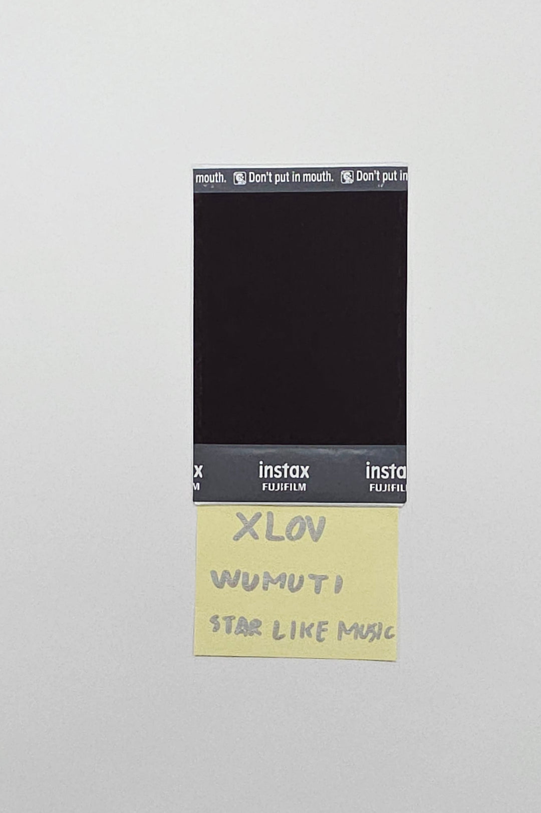 Wumuti (of XLOV) "UXLXVE" - Hand Autograhped(Signed) Polaroid [26.01.19]