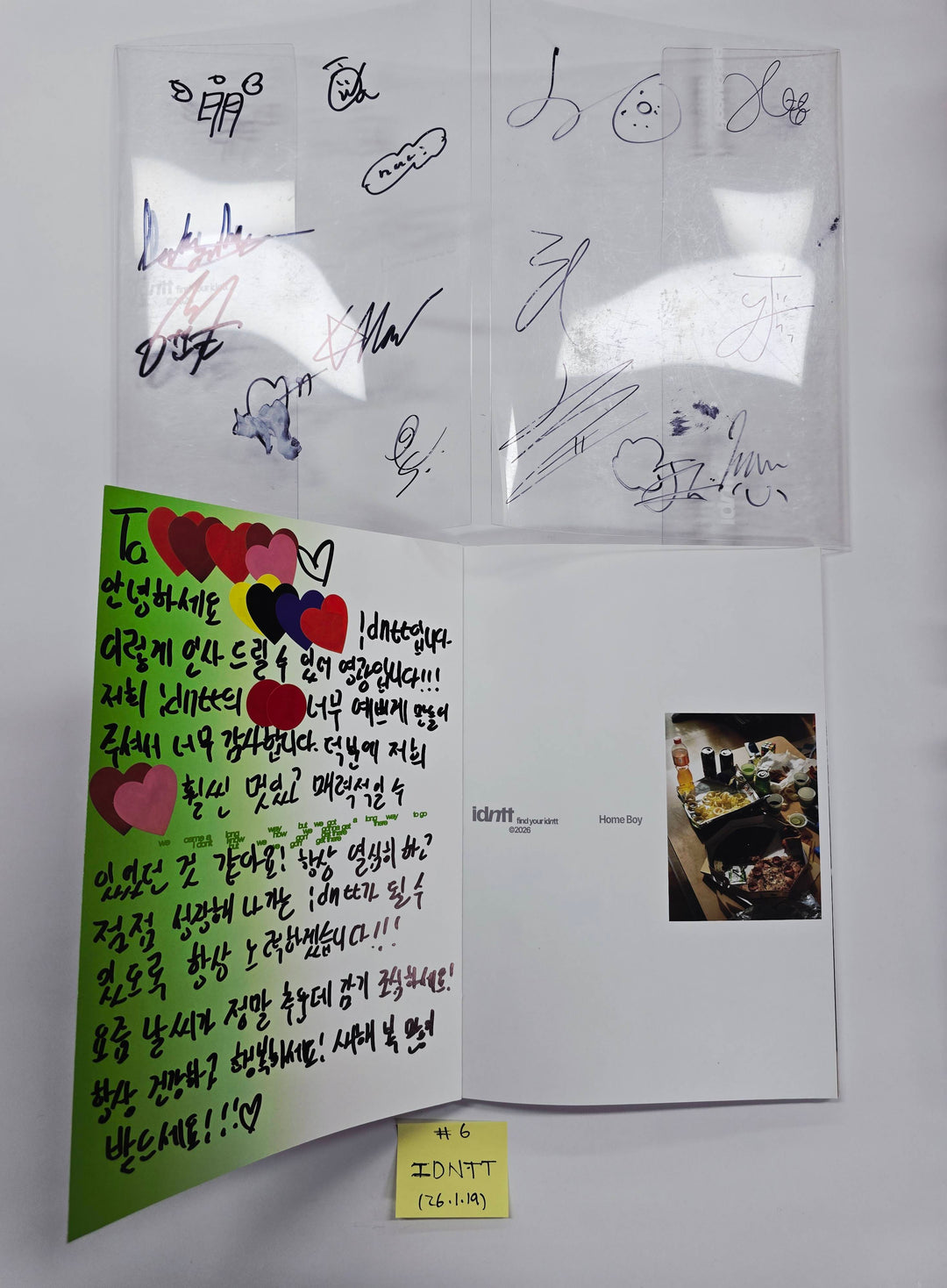 LNGSHOT "SHOT CALLERS", Idntt "yesweare" - Hand Autographed(Signed) Promo Album [26.1.19]