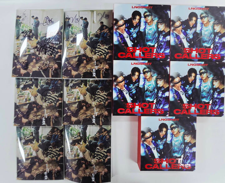 LNGSHOT "SHOT CALLERS", Idntt "yesweare" - Hand Autographed(Signed) Promo Album [26.1.19]