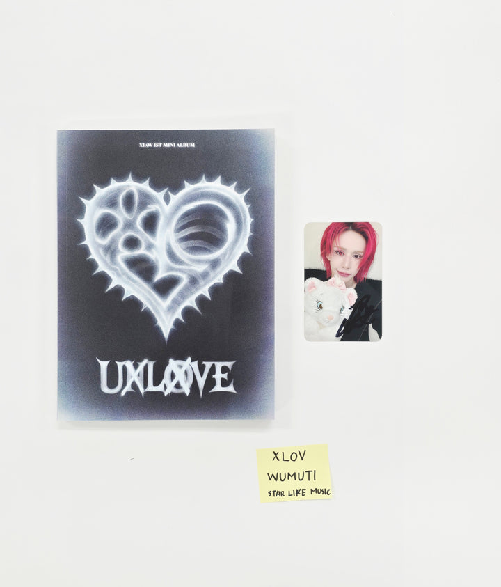 WUMUTI (of XLOV) "UXLXVE" - Hand Autographed(Signed) Album + Hand Autographed(Signed) Photocard [26.01.19]