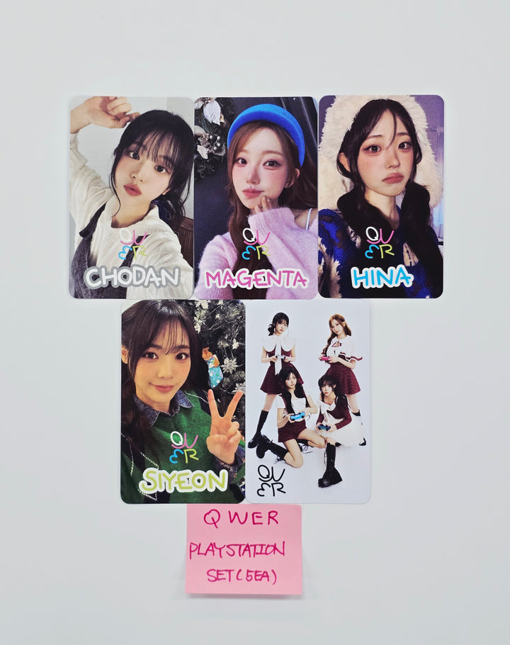 QWER - Play Station Event Photocard set (5ea) [26.01.20]