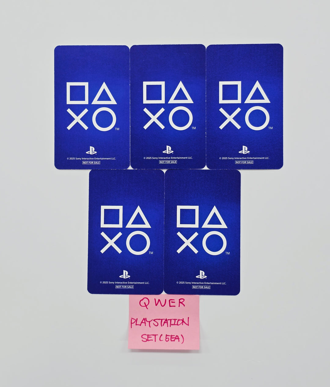 QWER - Play Station Event Photocard set (5ea) [26.01.20]